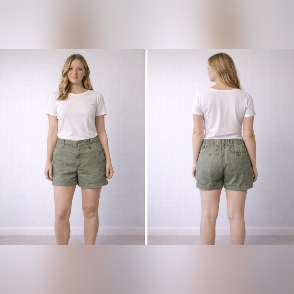 Old Navy Women's Cargo Shorts in Olive